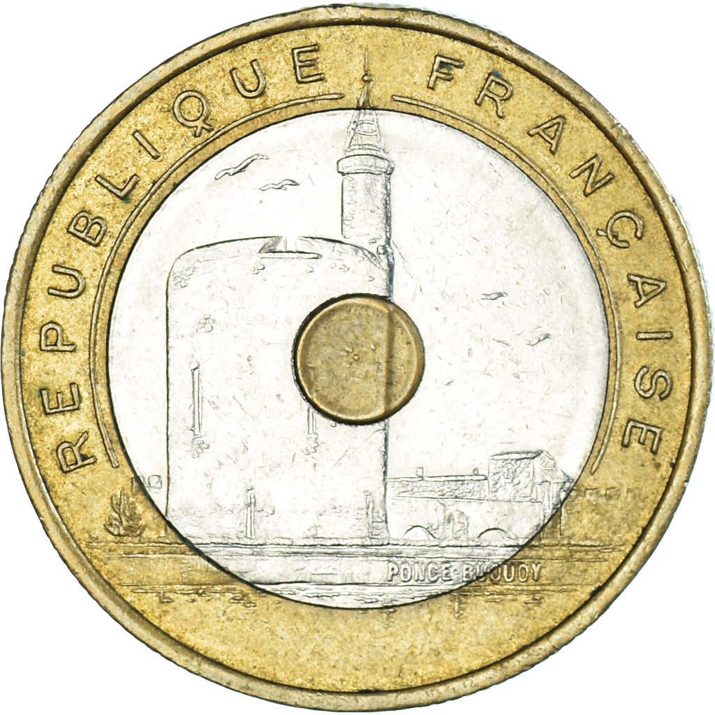 Munten, Frankrijk, Jeux Méditerranéens, 20 Francs, 1993, PR, Tri-Metallic