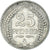 Coin, GERMANY - EMPIRE, Wilhelm II, 25 Pfennig, 1911, Berlin, AU(55-58), Nickel