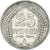 Coin, GERMANY - EMPIRE, Wilhelm II, 25 Pfennig, 1911, Berlin, AU(55-58), Nickel