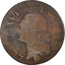 Coin, France, Louis XVI, Sol ou sou, Sol, 1785, Bordeaux, F(12-15), Copper