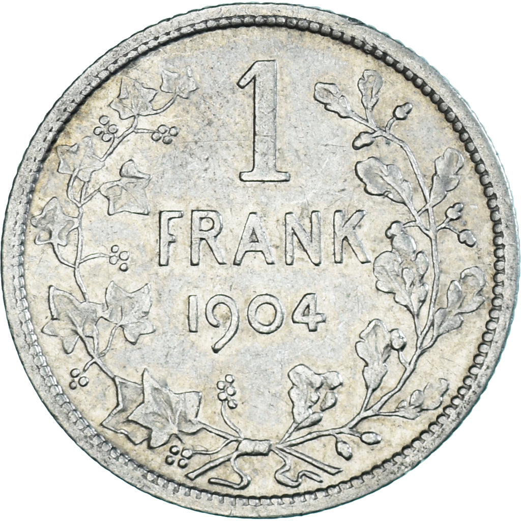 Münze, Belgien, Franc, 1904, SS+, Silber, KM:57.1