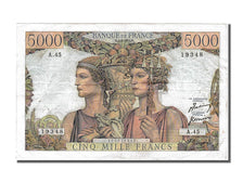 Banknote, France, 5000 Francs, 5 000 F 1949-1957 ''Terre et Mer'', 1951