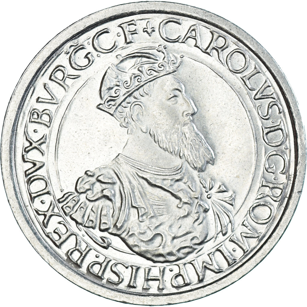 Coin, Belgium, 5 Ecu, 1987, AU(50-53), Silver, KM:166