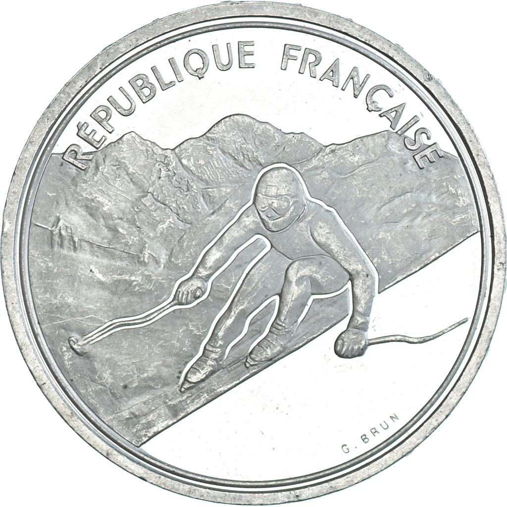 Moneta, Francia, 100 Francs, 1989, SPL, Argento, KM:972