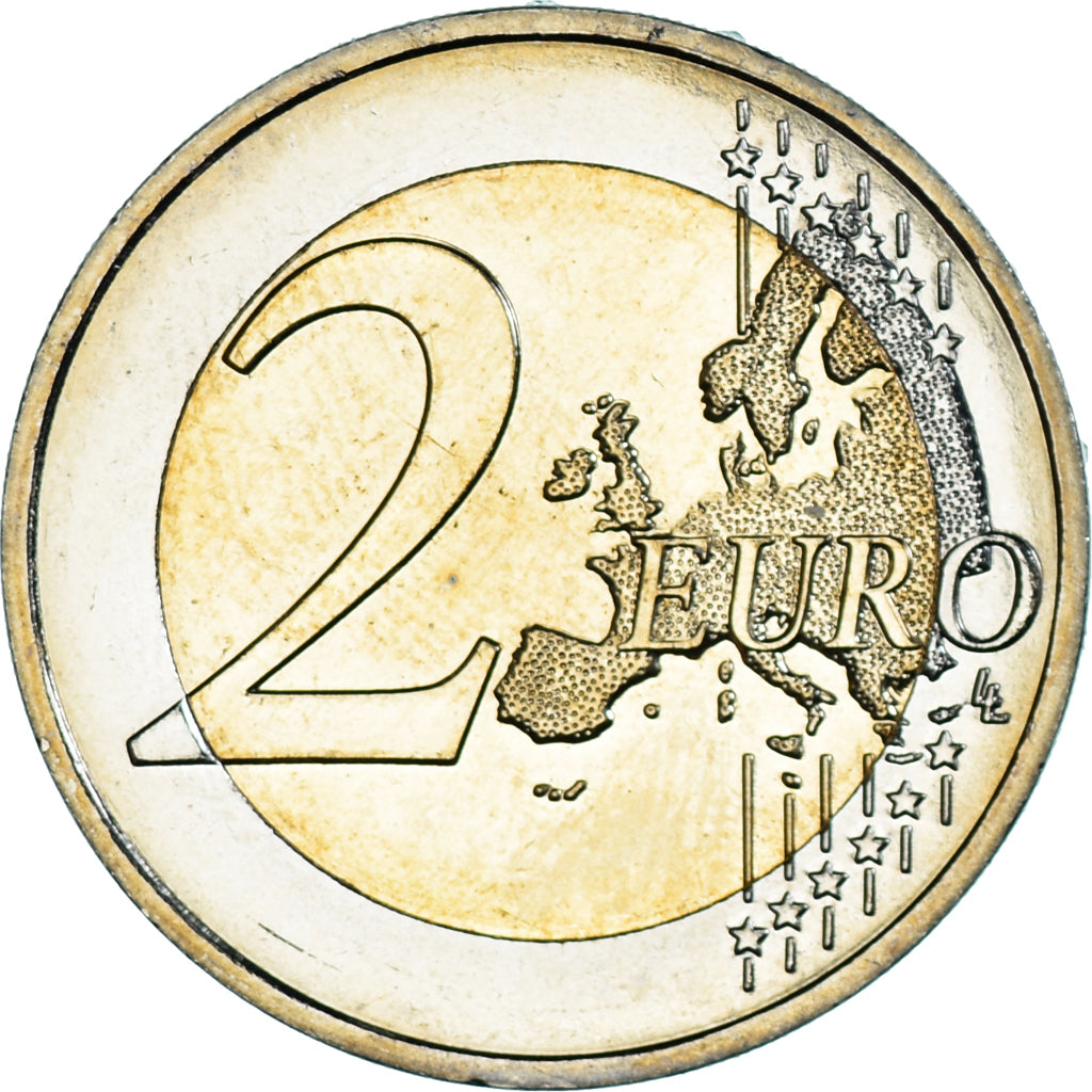 France, 2 Euro, 2017, Centenaire du décès d'Auguste Rodin, SUP, Bimétallique