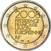 Francia, 2 Euro, 2008, Paris, Présidence de l'Union Européenne, EBC