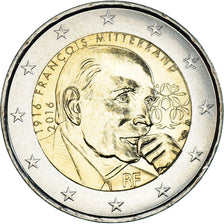 Francia, 2 Euro, 2016, François Mitterand, SPL, Bi-metallico