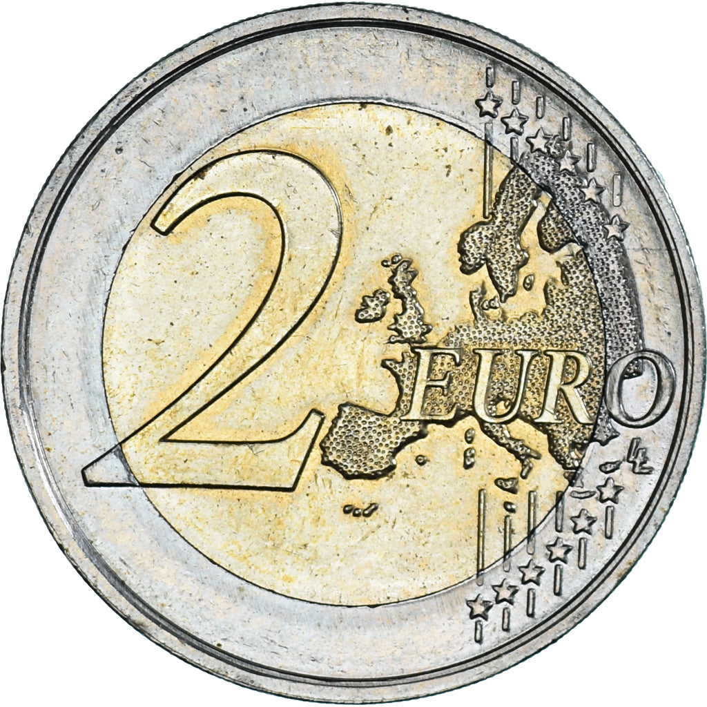 France, 2 Euro, 2017, 25e Anniversaire du Ruban Rose, SUP, Bimétallique
