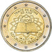 Francia, 2 Euro, 2007, Paris, TRAITÉ DE ROME 50 ANS, SC, Bimetálico, KM:1460