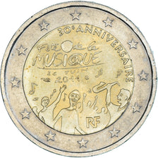 Francia, 2 Euro, fête de la musique, 2011, Paris, EBC+, Bimetálico, KM:1789
