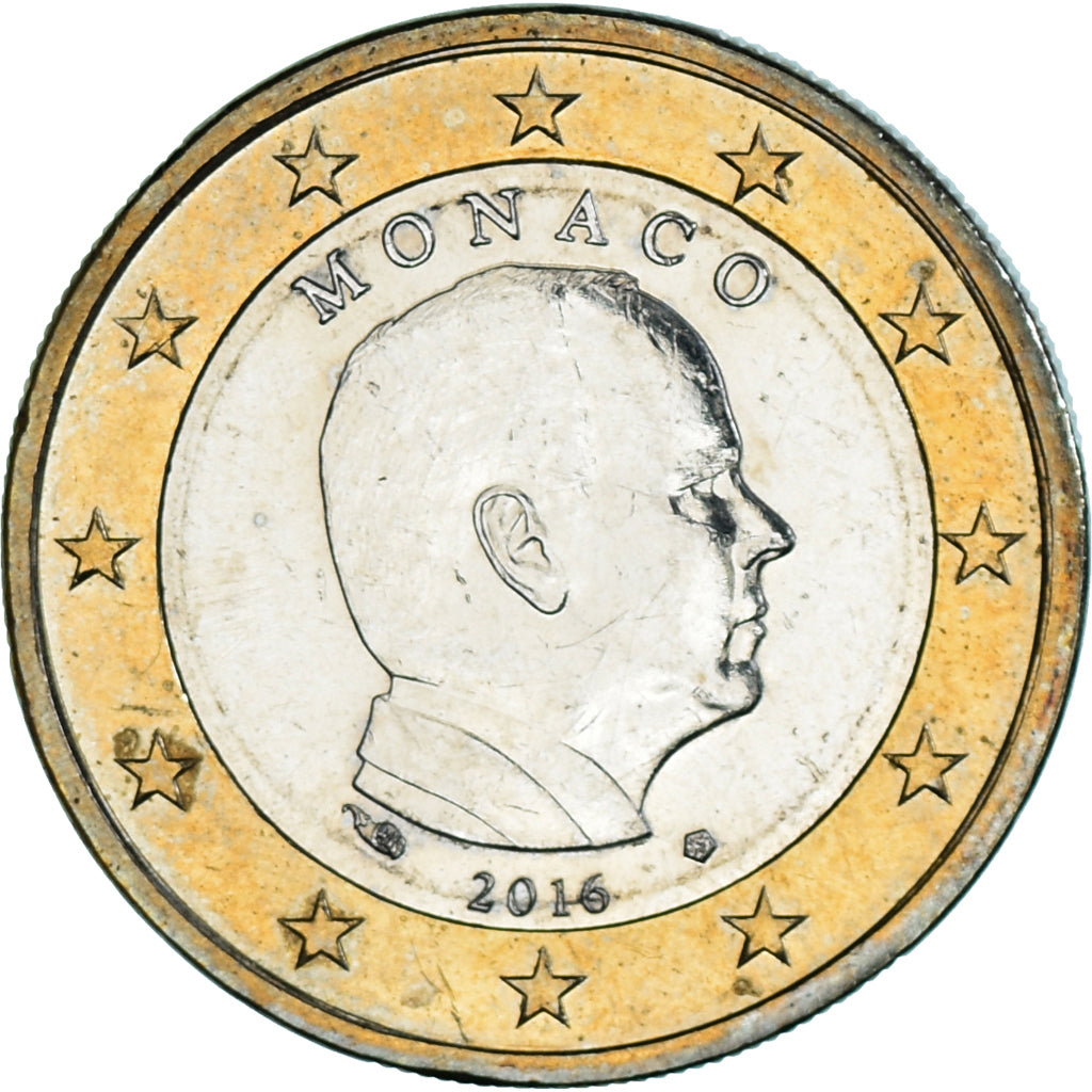 Monaco, Euro, 2016, TTB+, Bimétallique