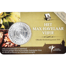 Netherlands, 5 Euro, 2010, Het Max Havelaar Vijfje, Coin Card, MS(65-70), Silver