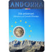 Andorra, 2 Euro, Coin Card, 2014, 20è aniversari d'Andorra al Consell d'Europa