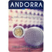 Andorre, 2 Euro, 25ème anniversaire de la radio-télé, 2016, Coin card, FDC