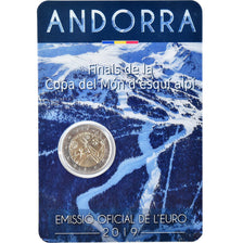 Andorra, 2 Euro, Finale de la coupe du monde de ski Alpin, 2019, Coin card