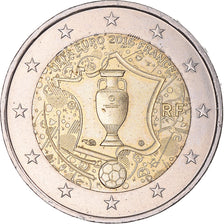 France, 2 Euro, 2016, UEFA Euro 2016, AU(55-58), Bi-Metallic