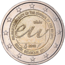Belgium, 2 Euro, Présidence de l'Europe, 2010, AU(50-53), Bi-Metallic, KM:289