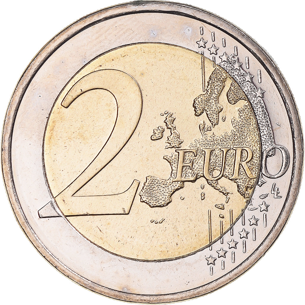 Finland, 2 Euro, 2008, Human Rights, AU(55-58), Bi-Metallic, KM:143