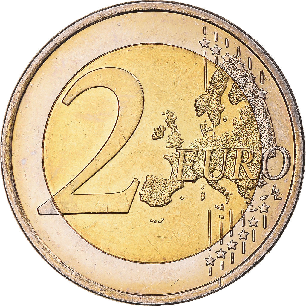 Finlande, 2 Euro, 150 ans de la monnaie finlandaise, 2010, Vantaa, SUP