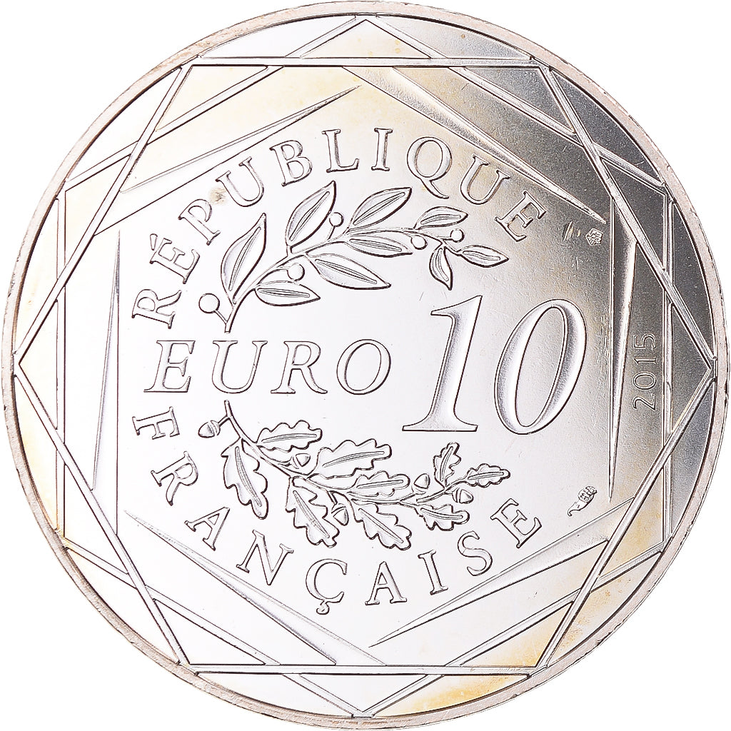 Francia, 10 Euro, 10 euros Fraternité (Astérix et les Normands), 2015, FDC