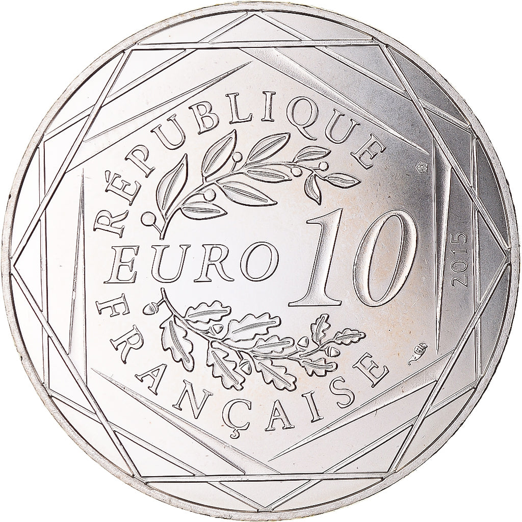 France, 10 Euro, 2015, Asterix Liberté Le cadeau de césar