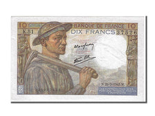 France, 10 Francs, 10 F 1941-1949 ''Mineur'', 1943, KM #99e, 1943-03-25,...