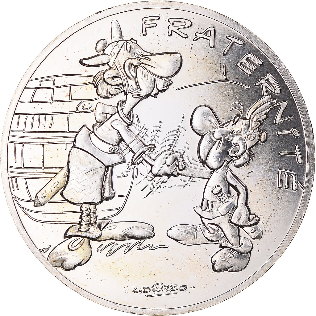 Francia, 10 Euro, Astérix Fraternité (Astérix chez les bretons), 2015, FDC