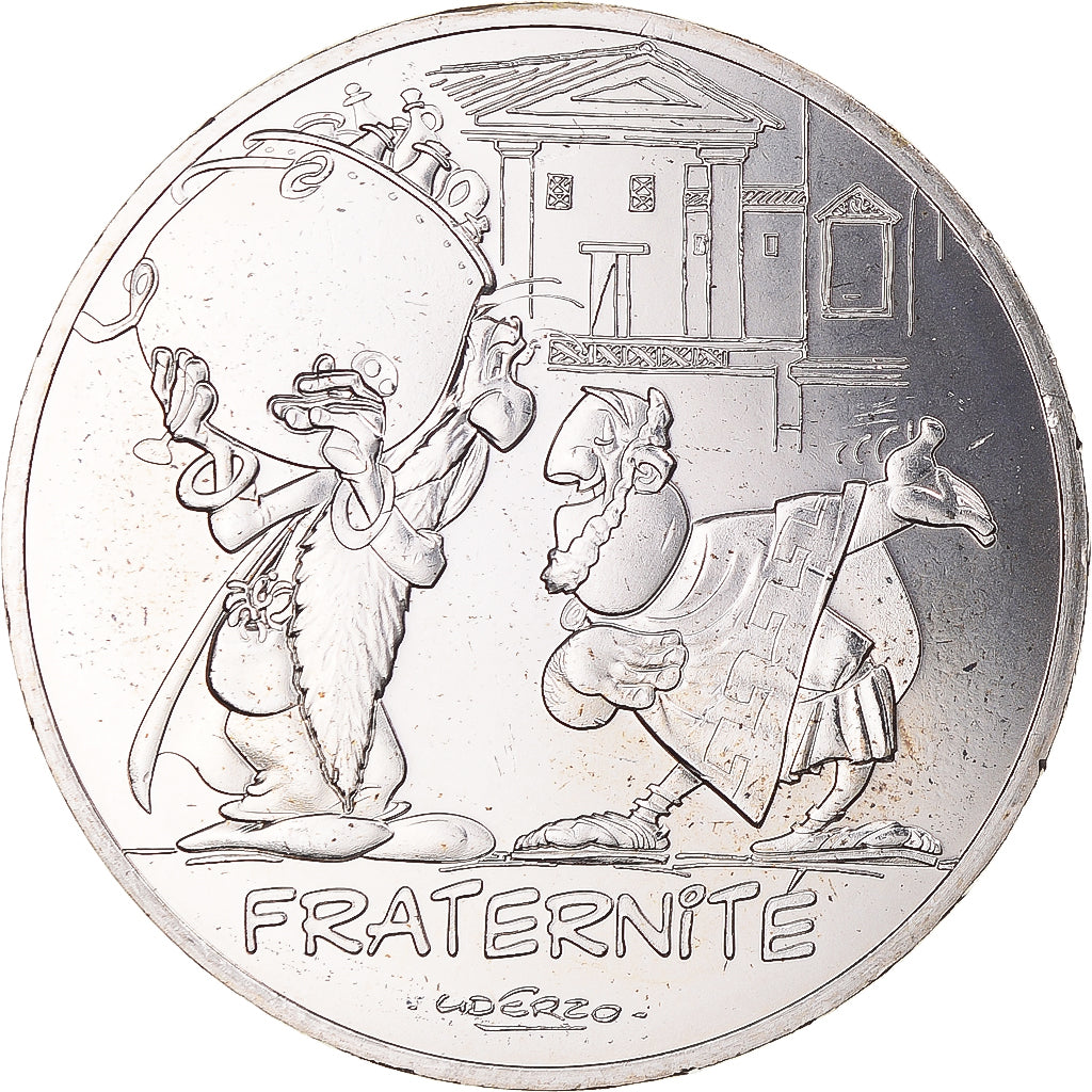 France, 10 Euro, Asterix Fraternité Astérix aux Jeux Olympiques, 2015, FDC