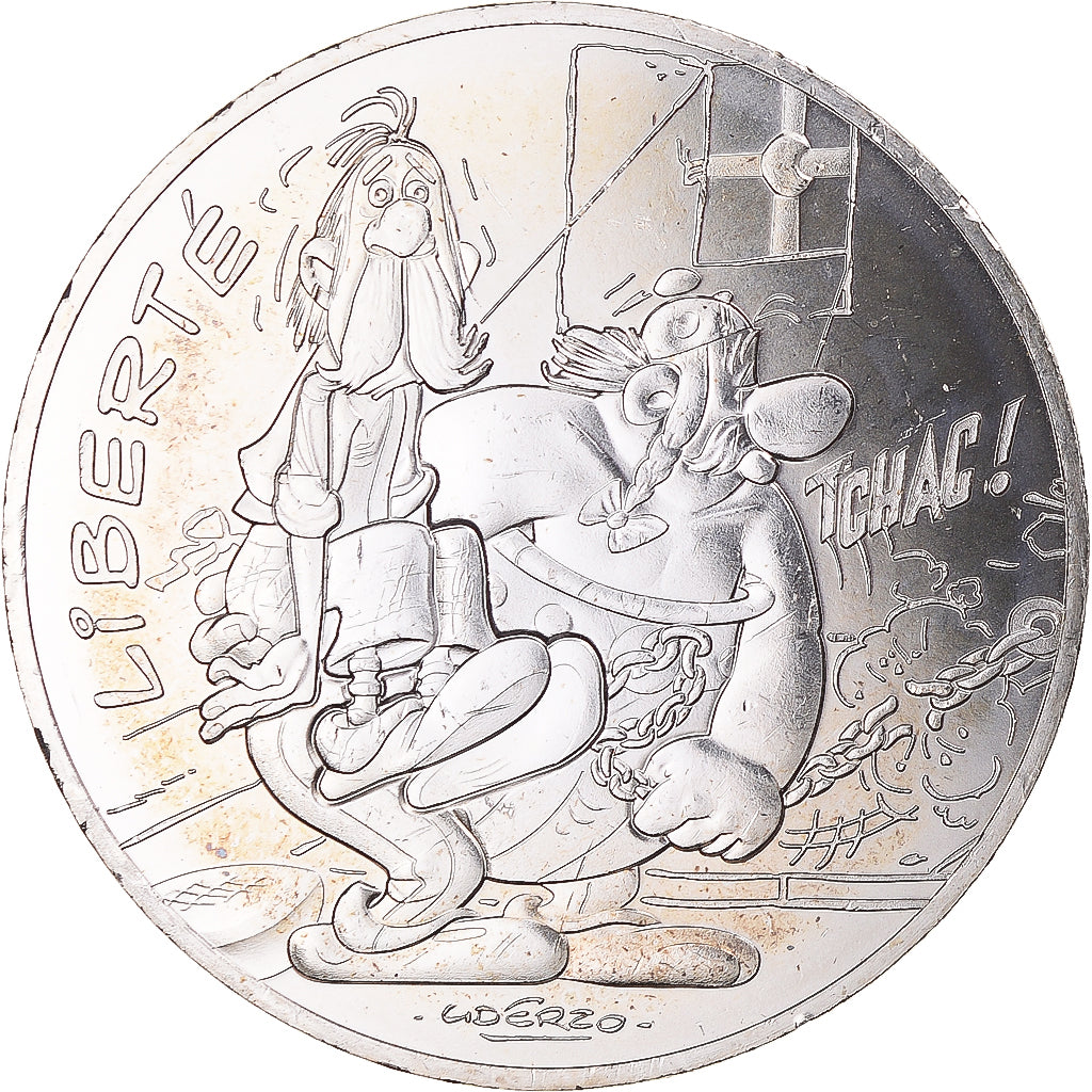 Francia, 10 Euro, Astérix Fraternité (Astérix chez les bretons), 2015, Paris