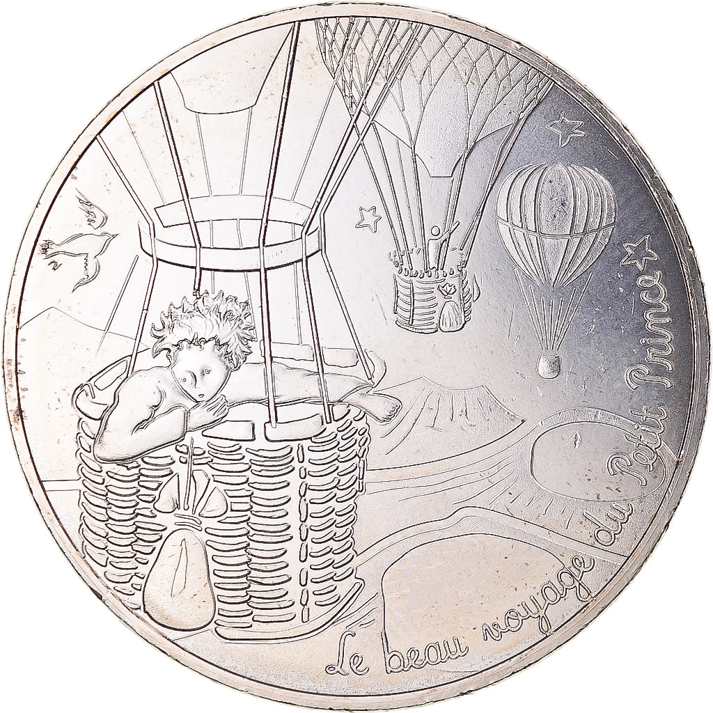 Francia, 10 Euro, Le beau voyage du Petit Prince, 2016, N°19/24, FDC, Plata