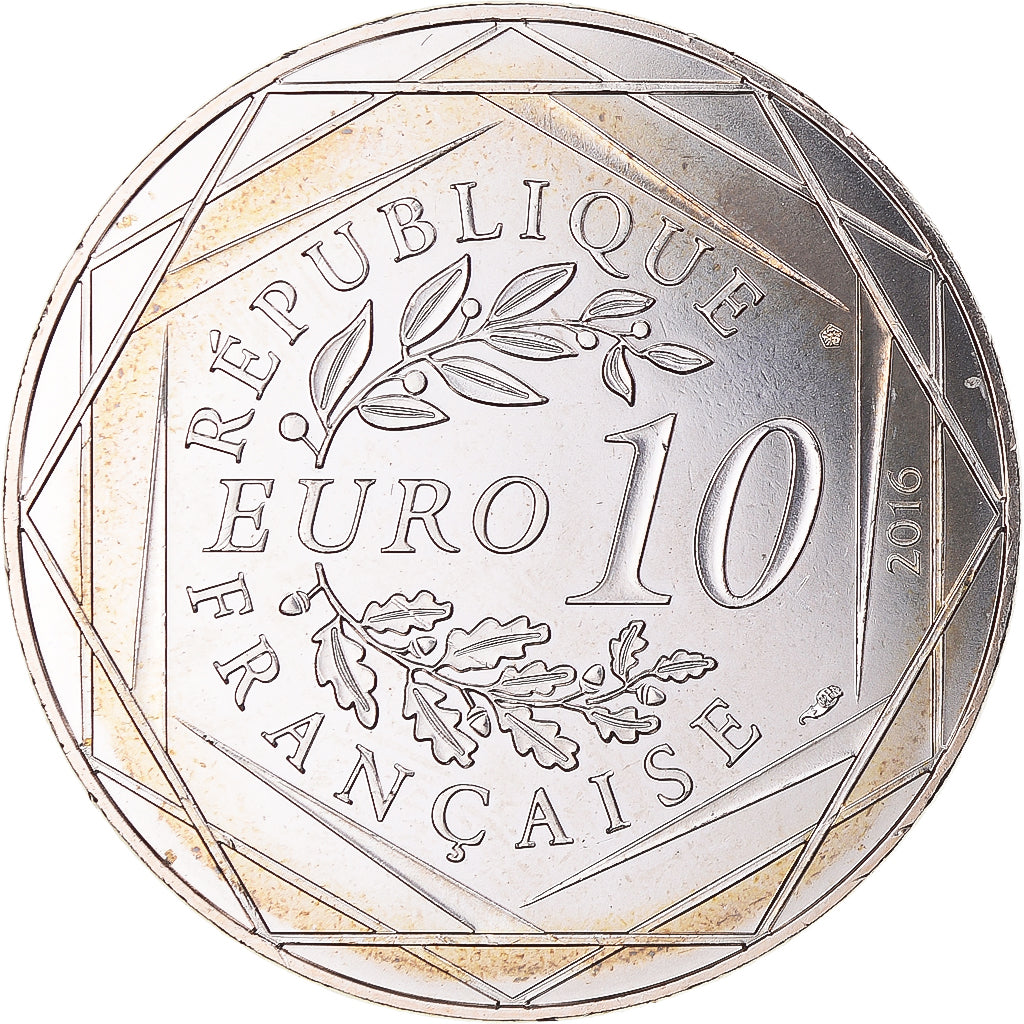 Francia, 10 Euro, Le beau voyage du Petit Prince, 2016, N°19/24, FDC, Plata