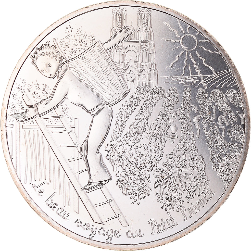 Francia, 10 Euro, Le beau voyage du Petit Prince, 2016, N°22/24, FDC, Plata