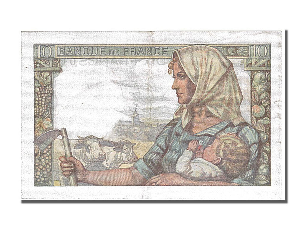 France, 10 Francs, 10 F 1941-1949 ''Mineur'', 1944, KM #99c, 1944-01-20,...