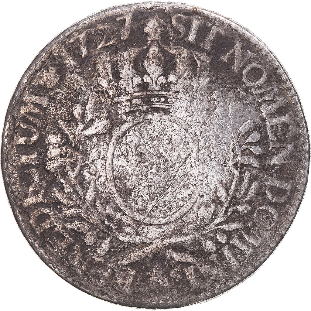 Coin, France, Ecu Aux Branches d'Olivier, 1727, Paris, Contemporary forgery