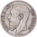 Coin, Belgium, Leopold II, 2 Francs, 2 Frank, 1867, VF(30-35), Silver, KM:30.1