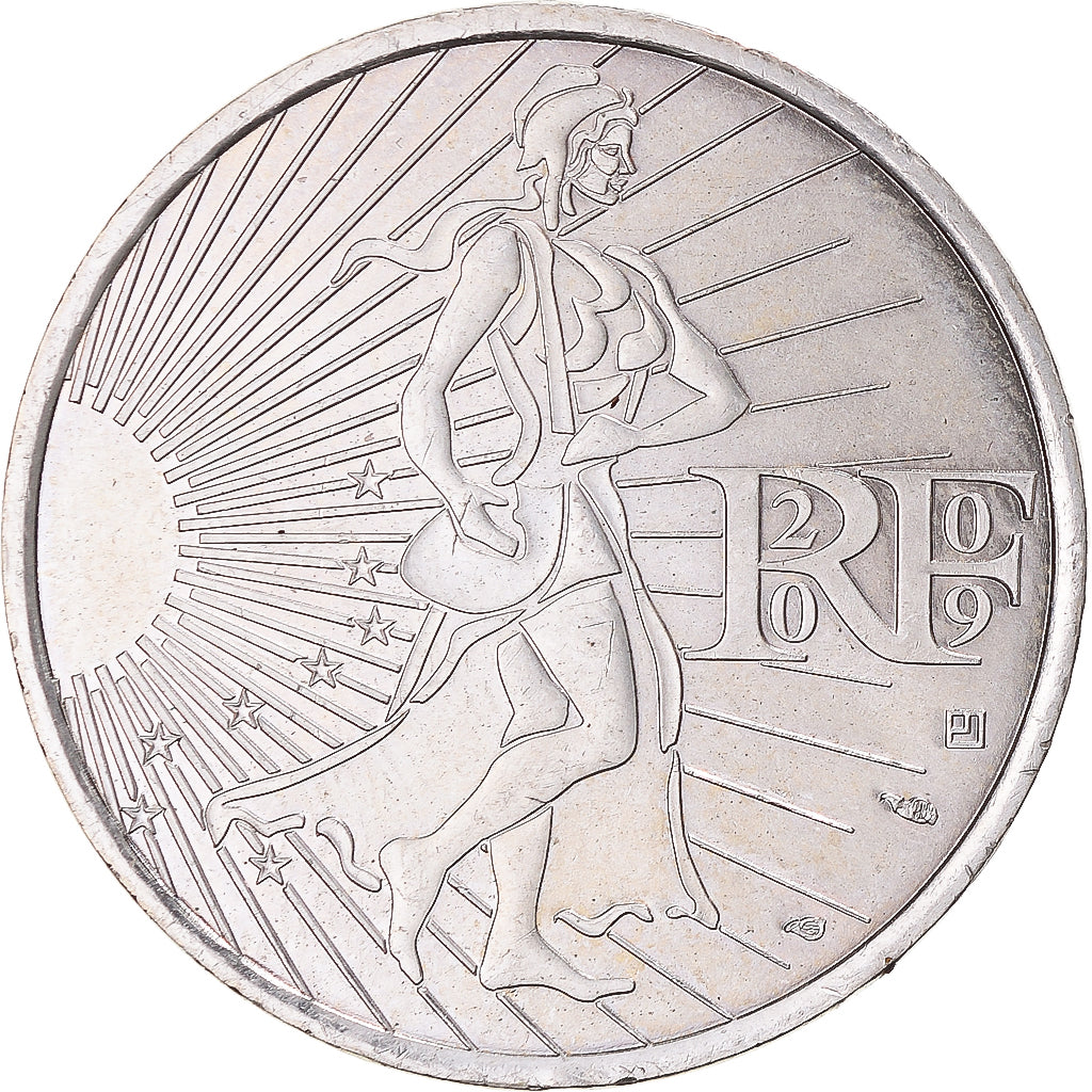 Frankreich, 10 Euro, 2009, Semeuse, VZ, Silber, KM:1580