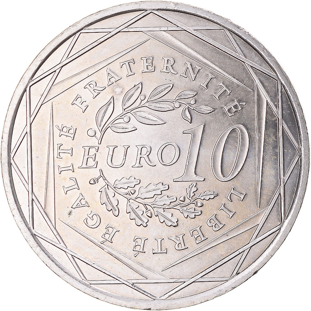 Frankreich, 10 Euro, 2009, Semeuse, VZ, Silber, KM:1580