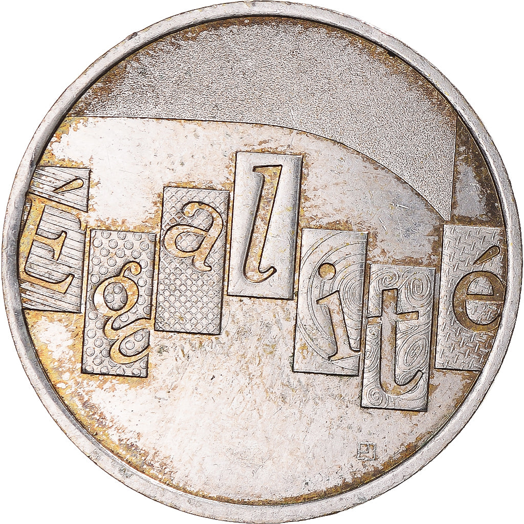 Francia, 5 Euro, 2013, Egalité, MBC, Plata