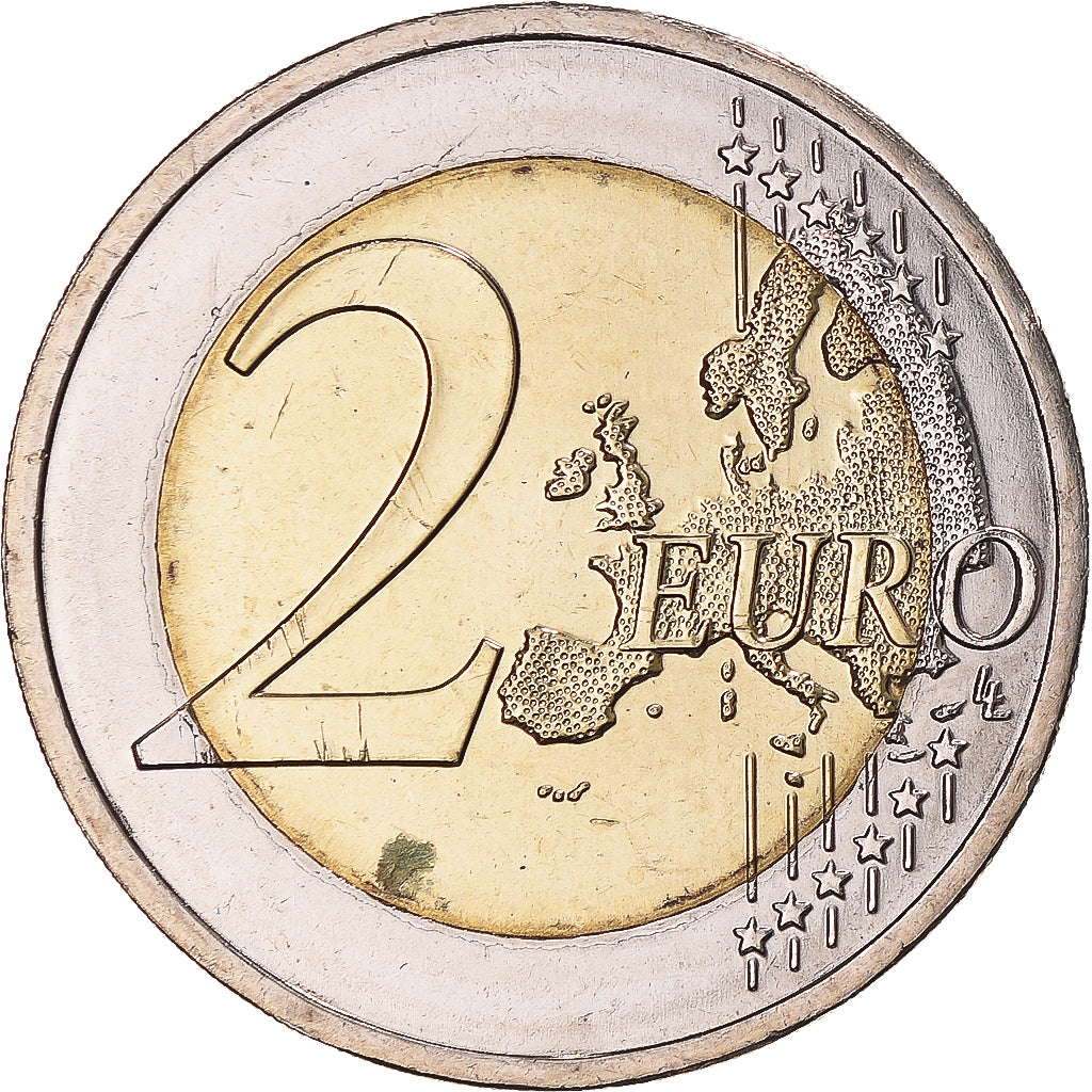 Portugal, 2 Euro, Imprensa Nacional Duzentos e cinquenta, Colorized, 2018