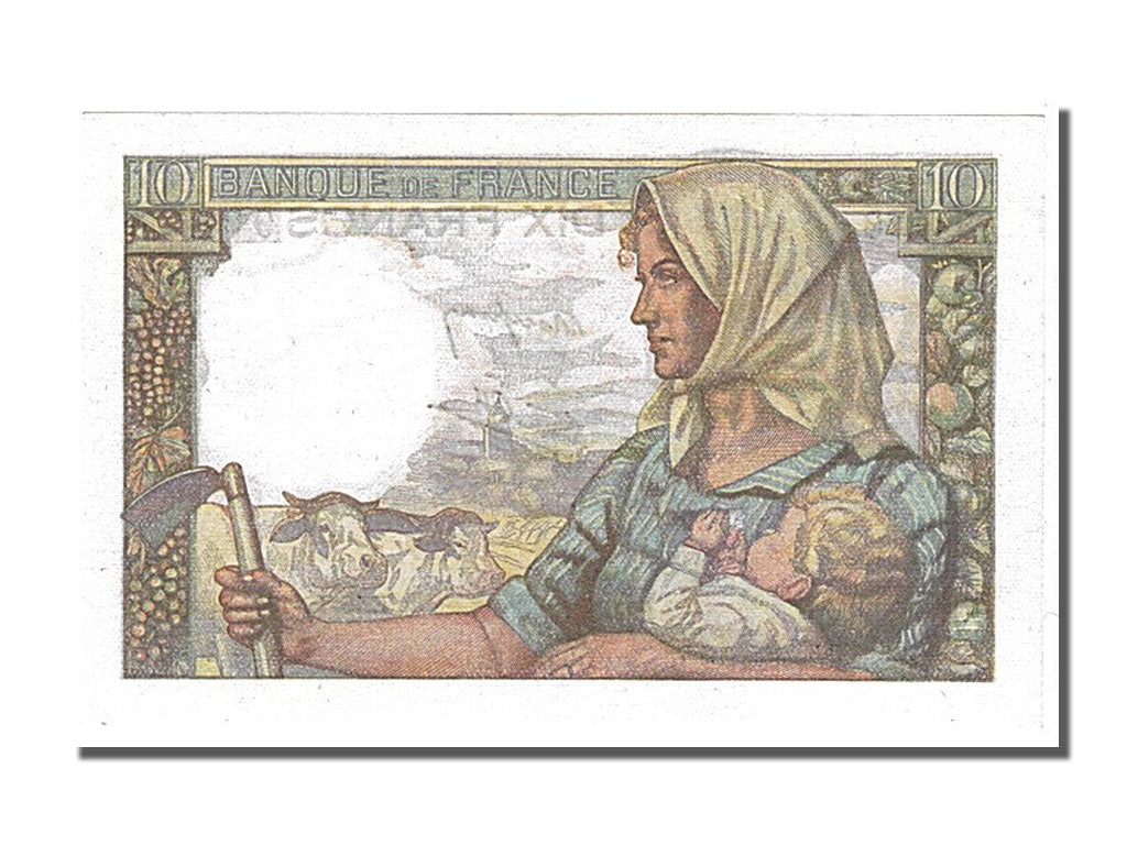France, 10 Francs, 10 F 1941-1949 ''Mineur'', 1946, KM #99e, 1946-12-19,...