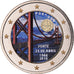 Portugal, 2 Euro, PONT 25 AVRIL, 2016, Colourized, AU(55-58), Bi-Metallic