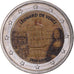 Germany, 2 Euro, Leonardo da Vinci, 2019, Colourized, AU(55-58), Bi-Metallic
