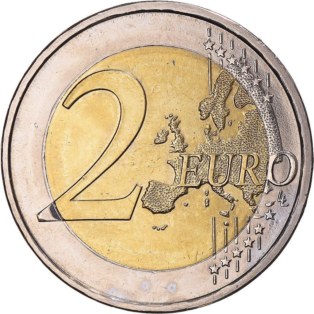 Germany, 2 Euro, 2018, Berlin, Colourized, AU(55-58), Bi-Metallic