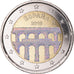 Spagna, 2 Euro, Aqueduc de Ségovie, 2016, Colourized, BB+, Bi-metallico