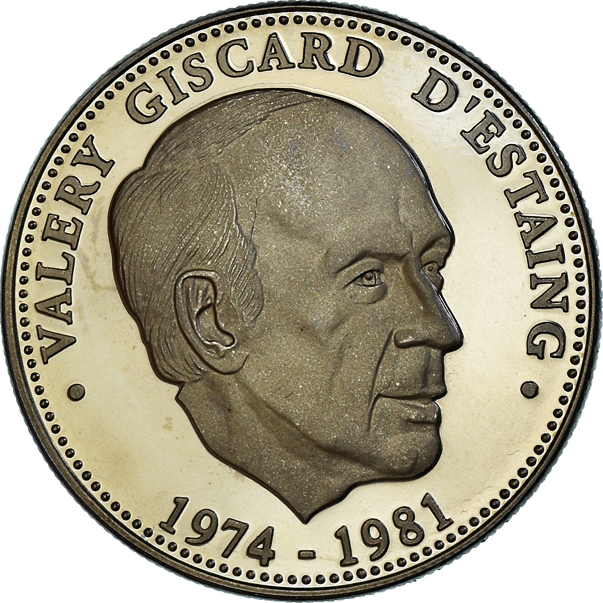 Frankrijk, Medaille, Les Présidents de la République, Valery Giscard