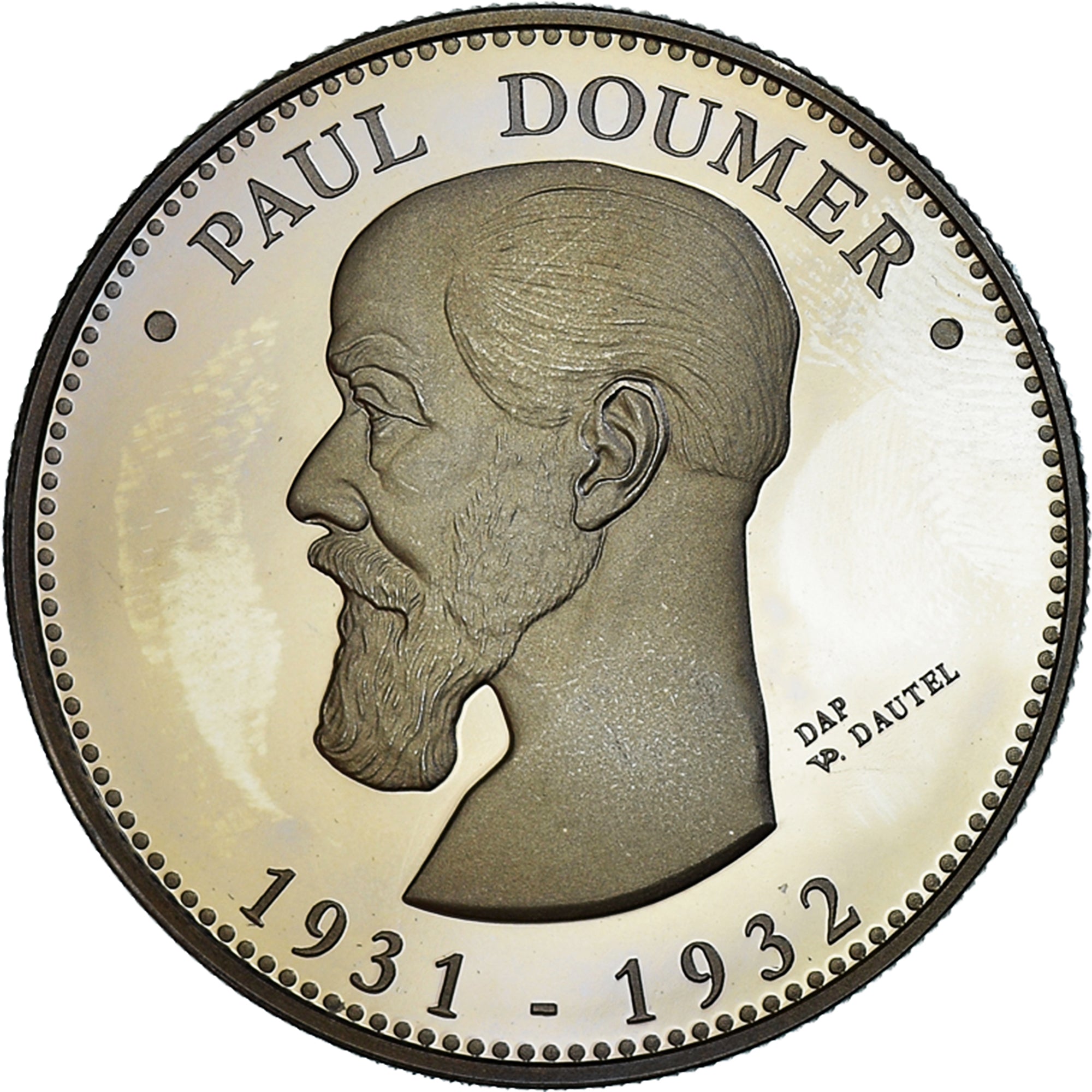 France, Médaille, Les Présidents de la République, Paul Doumer, Politics
