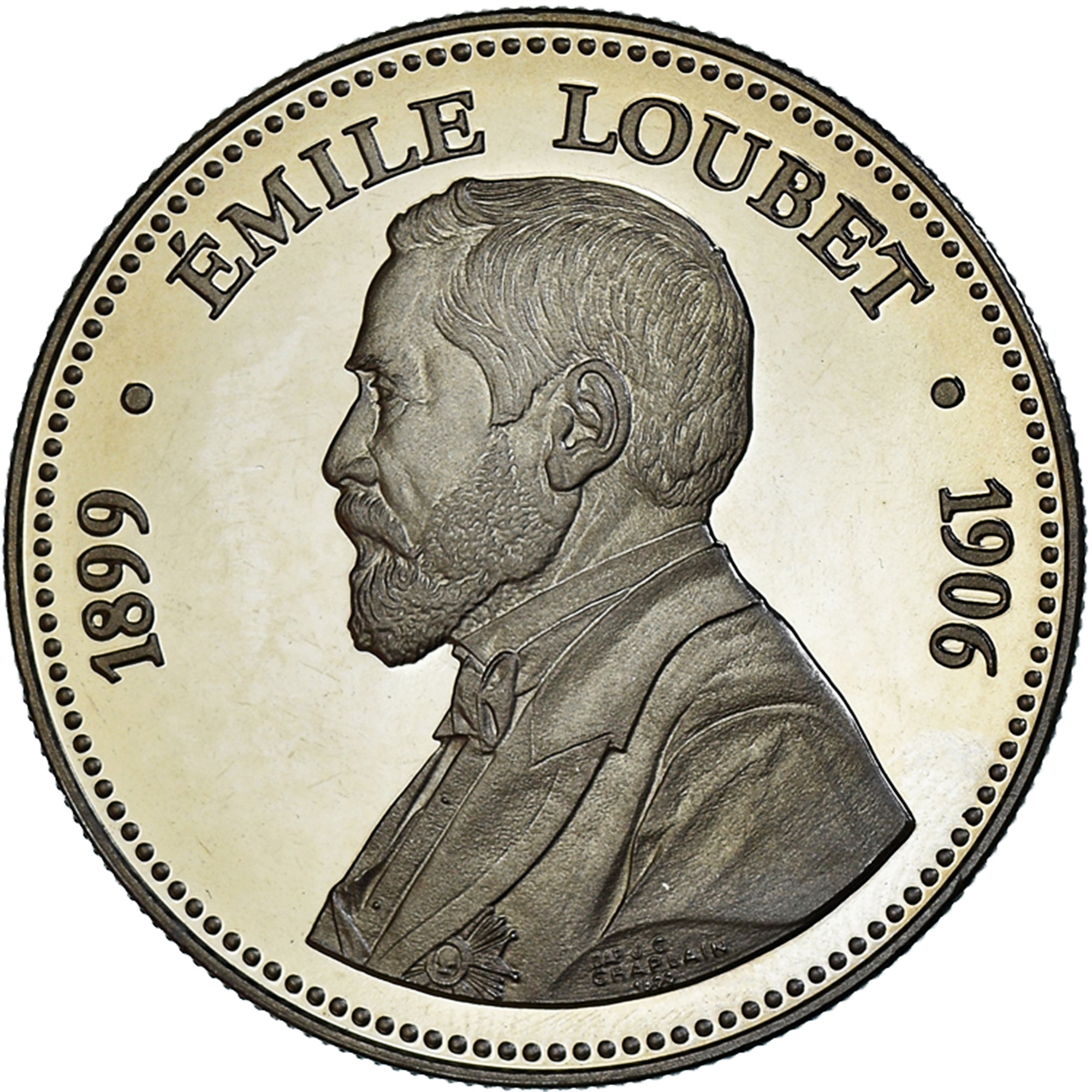 Francja, medal, Les Présidents de la République, Émile Loubet, Politics