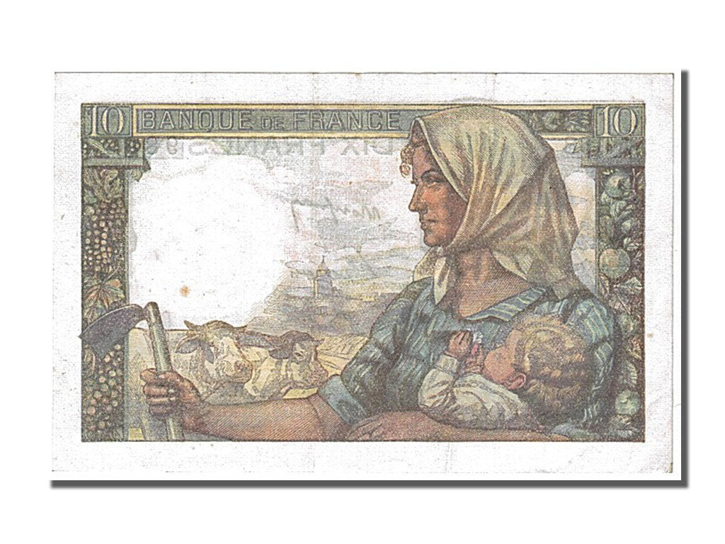 France, 10 Francs, 10 F 1941-1949 ''Mineur'', 1947, KM #99f, 1947-12-04,...