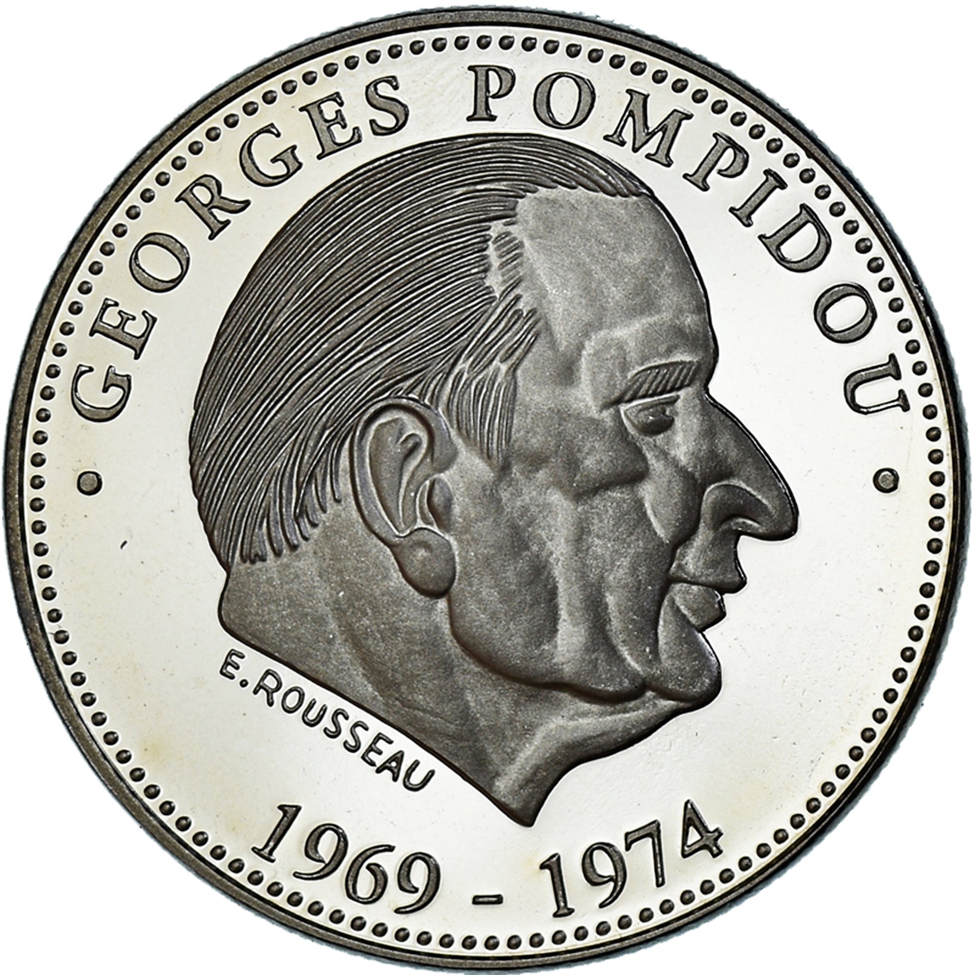 France, Médaille, Les Présidents de la République, Georges Pompidou
