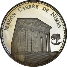 France, Medal, Les plus beaux trésors du patrimoine de France, Maison carrée